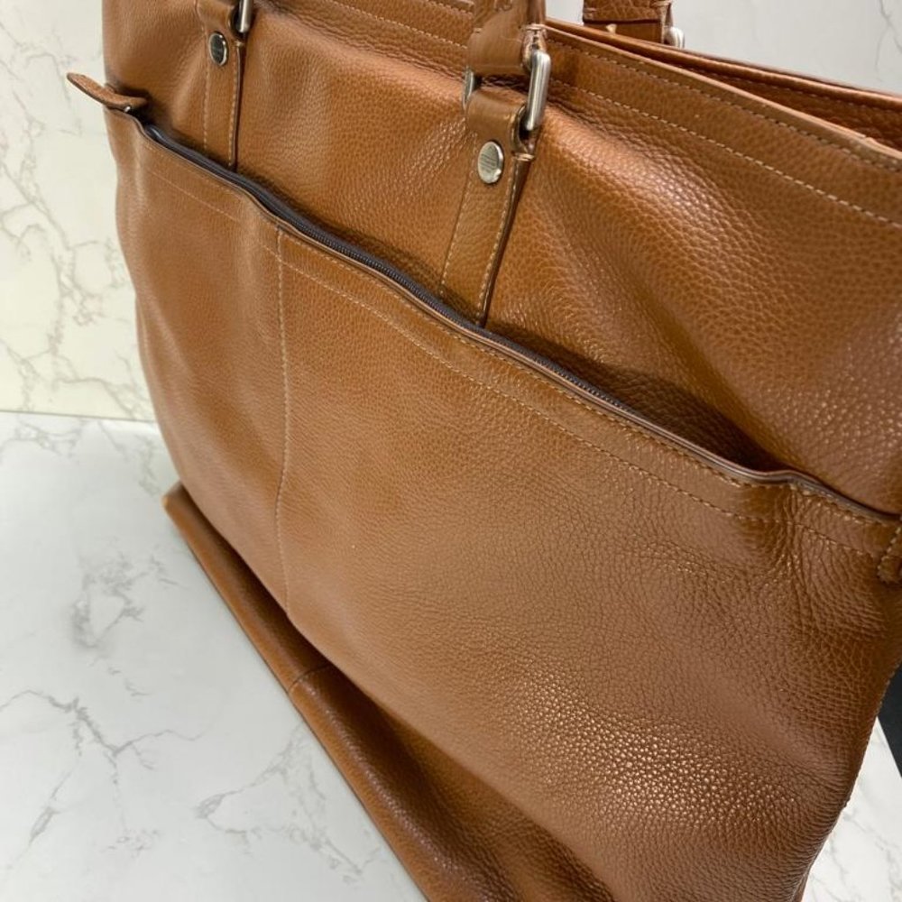 Coach Brown Leather Shoulder Bag - Picture 2 of 10